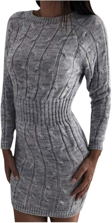 sexy plus size sweater dress