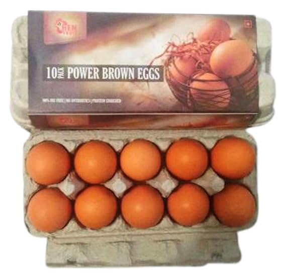 Henfruit Power Brown Eggs, 10 Pack