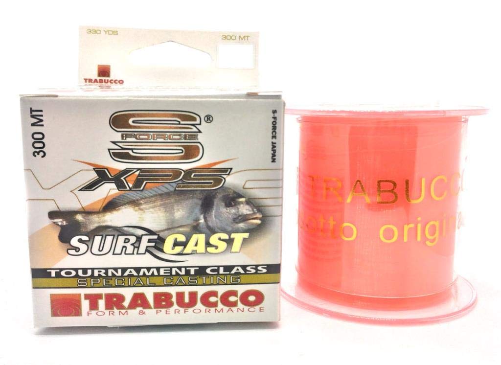 Trabucco Surf Cast XPS S-Force 0.309 mm 300 m Siliconised Sea Spinning Surfcasting Fedeer Stream Trout