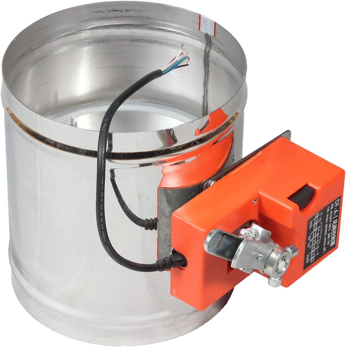 Motorized Damper Manual 220v 16NM motorised air Vent Volume Control Damper Pour Ventilation vmc ducting Damper Diameter 51 63 76 80 100 125 150 200 250 300 350 400 mm (Diameter 51mm) - Image 3