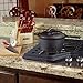 Zelancio Cookware 2.5-Quart Pre-Seasoned Non-Enameled Baked Bean Sauce Pot with Lid
