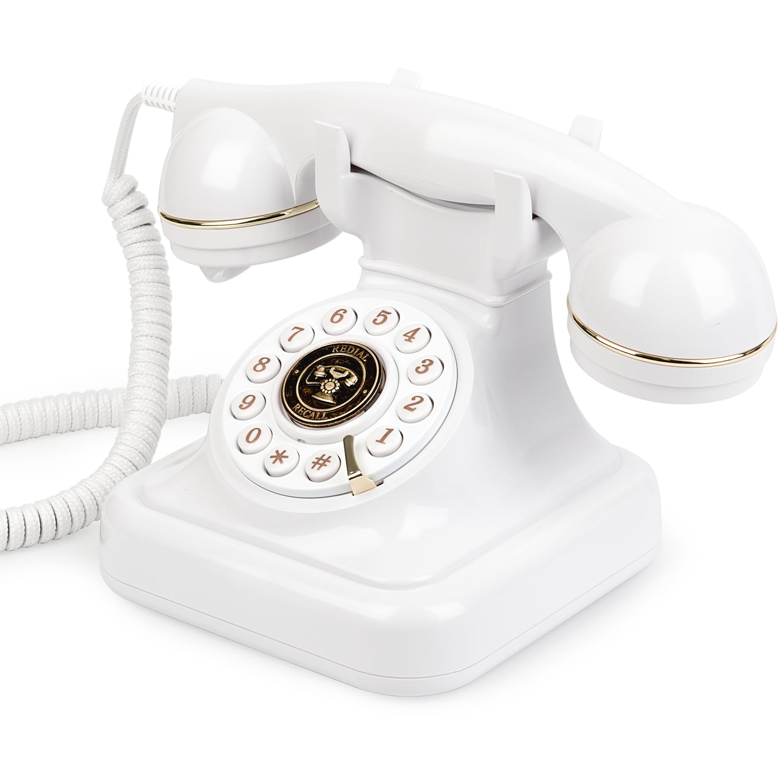 Photo 1 of Sangyn Audio Phone Guest Book Audio Guestbook Wedding Phone Record Guest Voice for Birthdays Party Graduation Baby Shower Retirement Special Occasions, White