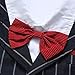 Baby Boy Short Sleeve With Bowtie Checked Gentleman Romper Toddler Outfit Clothing Set 1pcs Jumpsuit (Label 80 / 6-12 Months, Black)
