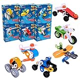 Fun Little Toys 109 Pieces Take-a-Part Play-set DIY Stem Building Blocks 6Boxes, Construction Engineering Toys, Educational Kits for Birthday Party