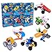Fun Little Toys 109 Pieces Take-a-Part Play-set DIY Stem Building Blocks 6Boxes, Construction Engineering Toys, Educational Kits for Birthday Party