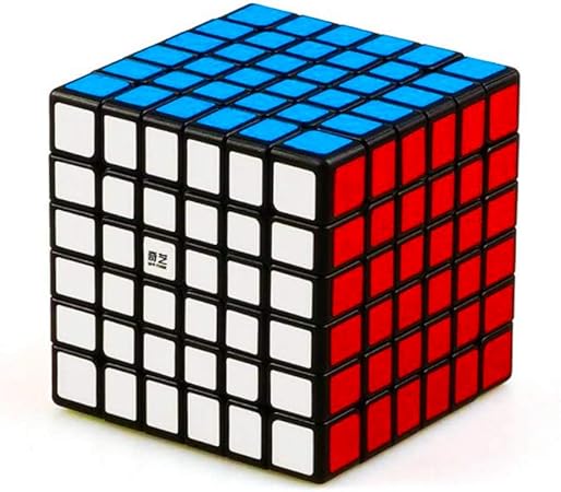 D Eternal QiYi QiFan 6x6 Rubik Rubix High Speed Magic Rubic Cube,Multicolor