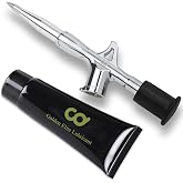 CyclingDeal Bike Bicycle Grease Lubricant Injector Gun 9/16" Threaded - Mini Tool for Greasing Bottom Bracket &amp; Headset Bearings &amp; Pedals &amp; Hubs