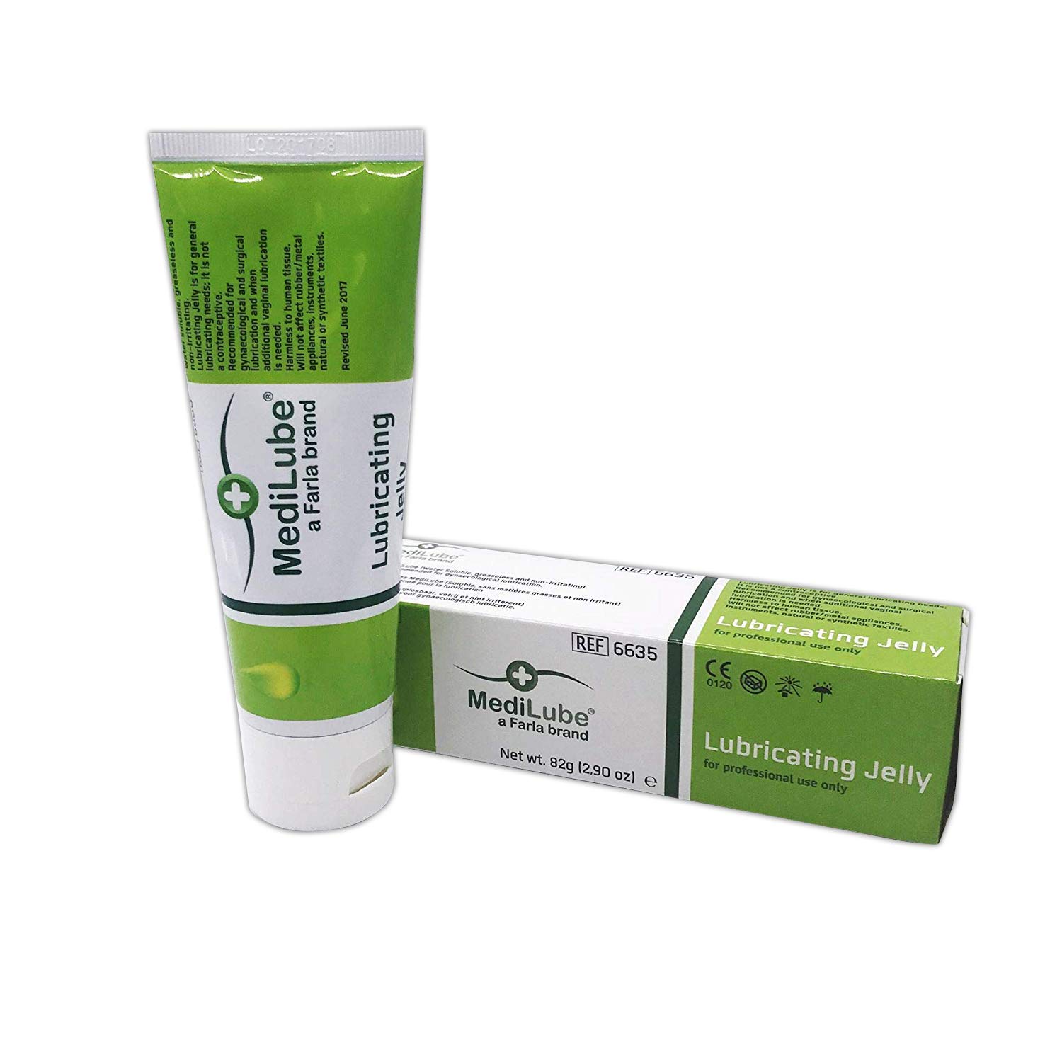 MediLube Sterilised Lubricating Jelly 82g Odourless Non-Greasy Water Based & Non Perfumed Lubricant Gel Tube