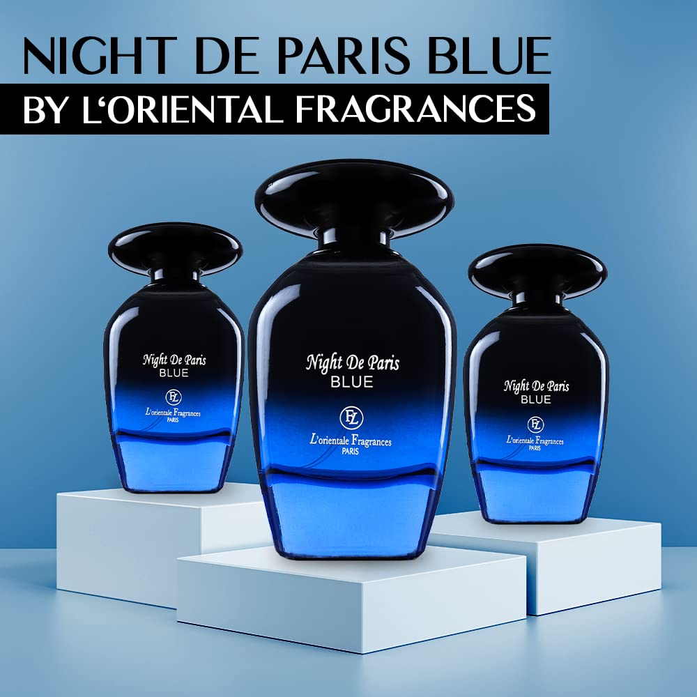 Night De Paris Blue by LOrientale Fragrances for Unisex - 3.3 oz EDP Spray