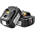 2Pack 18V 5500mAh Lith-Ion Battery for Makita 18V Battery BL1850 BL1860 BL1840 BL1830 BL1820 BL1815 fit for All Makita 18V Li