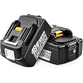 2Pack 18V 5500mAh Lith-Ion Battery for Makita 18V Battery BL1850 BL1860 BL1840 BL1830 BL1820 BL1815 fit for All Makita 18V Li
