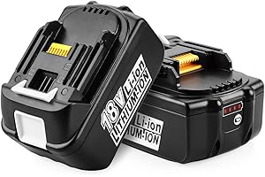 2Pack 18V 5500mAh Lith-Ion Battery for Makita 18V Battery BL1850 BL1860 BL1840 BL1830 BL1820 BL1815 fit for All Makita 18V Li
