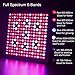 LED Plant Grow Light, HIGROW 45W 225 LEDs 6-Band Full Spectrum LED Grow Lights for Indoor Plants.