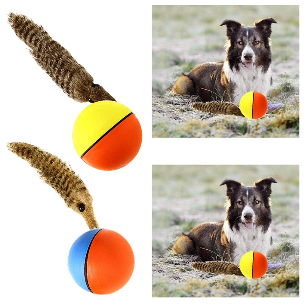 Balls Pet Supplies Dog Toys for Boredom and Stimulating Play VANKOA 2 Pcs Pet Doggie Tail
