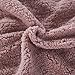 Chanasya Premium Solid Faux Long Fur Throw Blanket - Soft, Fuzzy Throw Blanket - for Bed or Couch - 50