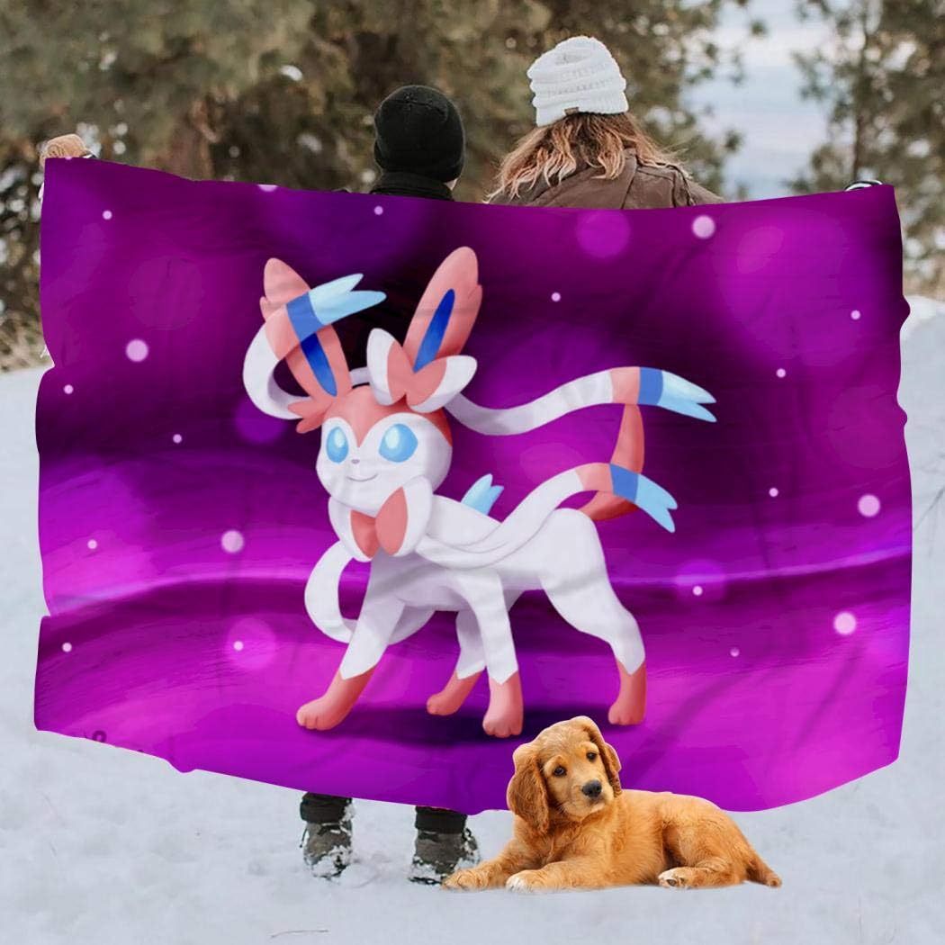 Qvlippga SYL-Veon Ultra Soft Fiber Blanket All Season Home Decorative Warm Plush Cozy Blankets for Chair/Bed/Couch/Sofa Twin 60X80Inch