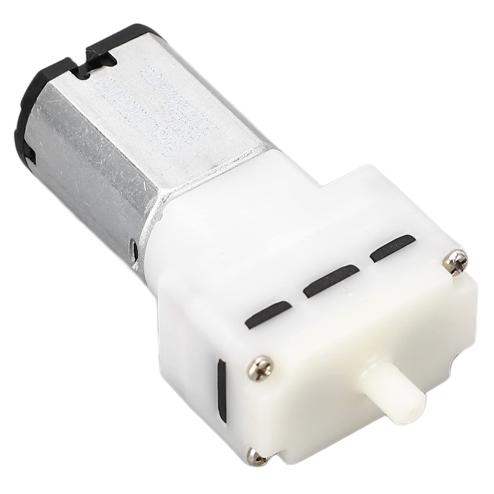 DEWIN Micro Vacuum Pump Motor, Air Pump Motor for Fish Micro Vacuum Pump Aquarium Oxygen Circulate Mini Air Pump Motor DC 6V for Medical Devices and Aquariums 0.3-1.0LPM (White)