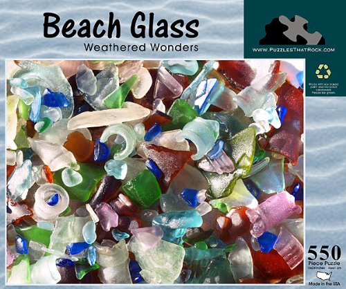 Beach Glass, Weathered Wonders 550 Piece Puzzle