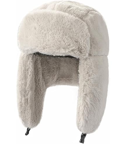 Furry Winter Trapper Hat for Women Men Windproof Earflap  display picture 1