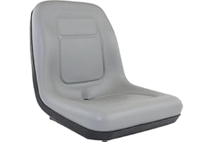 ZBOX High Back Seat for Toro Timecutter SS Riding Mowers - Also Fits John Deere Lawn Tractors - Universal Fit for Tractors UTVs and Mowers - Replaces 99-7281 106-6672 112-2923 119-8829 LGT100GR