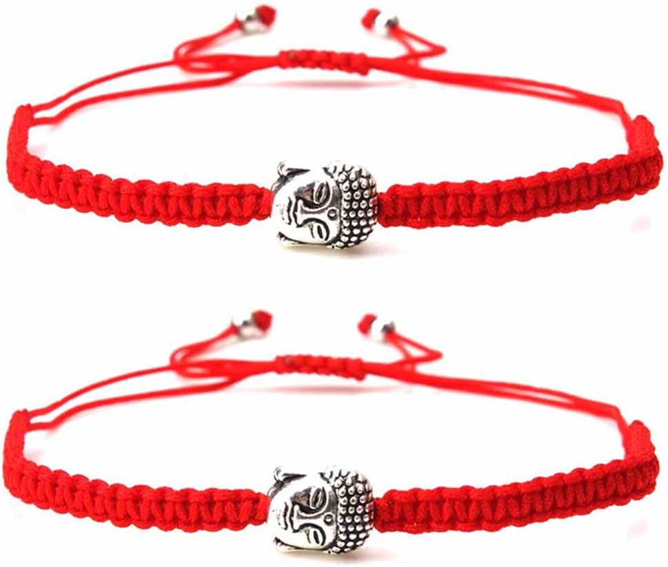 MEIBEADS Red String Charm Crystal Elephant Bracelets & Bangles for Women
