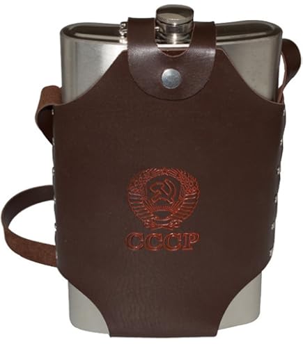 Très Grand Flacon à Whisky 64 Oz En Acier Inoxydable – Format Baroudeur, Neuf