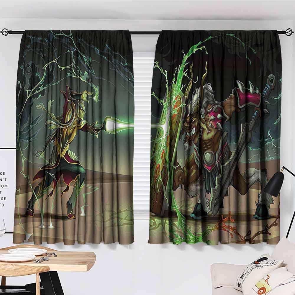 KAKKSW - Cortina de Ventana con diseño de Oso Polar Retro, con Imagen