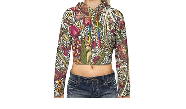 paisley patchwork moletom com capuz