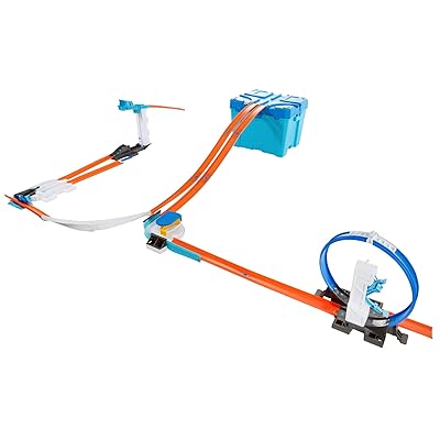 Hot Wheels Jumbo Stunt Box 50 Plus Parts for 6 Stunts