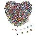 1000PCS Acrylic Flatback Rhinestones Gems Craft Gemstone Embellishments Colorful Jewels for DIY Craft Wedding Birthday Decoration Favor by SkyCooool