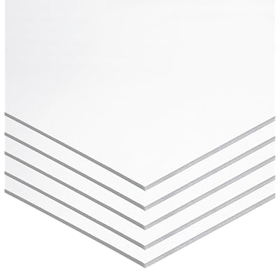 UCREATE Vaahtokartonki, Valkoinen, 22" x 28", 5 Arkkia (P5557)