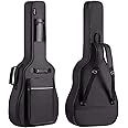 CAHAYA Guitar Bag [Premium Version] 0.5in Extra Thick Sponge Overly Padded 41 42 Inch Acoustic Guitar Gig Bag Waterproof Guit