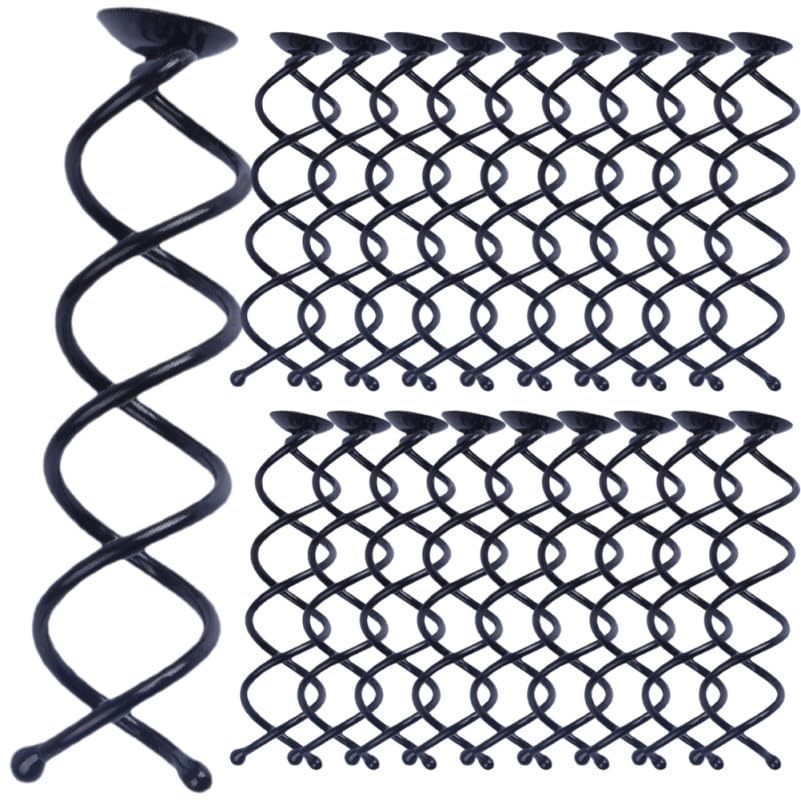 HAPINARY 20pcs Spiral Hair Pins for Women Bun Pins with Tray for Diy Styling Hair Accessories for Weddings Parties and Daily Use