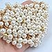 Jane Stone White Beads Cluster Bib Necklace Fashion Statement Chunky Jewelry(Fn1042)