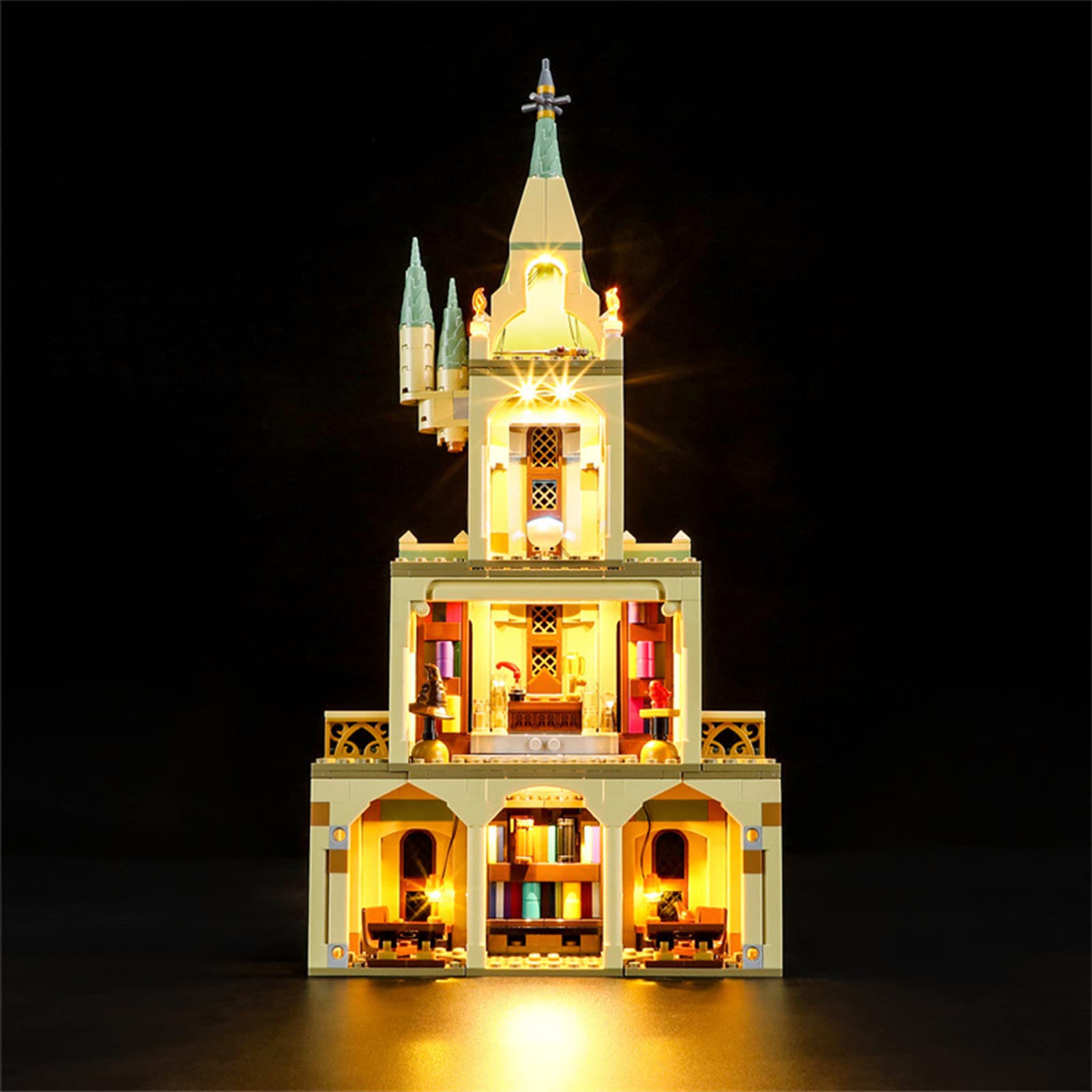 GEAMENT LED Light Kit Compatible with LEGO Harry Potter Hogwarts:Dumbledore's Office - Lighting Set for 76402 Model (Building Set Not Included)