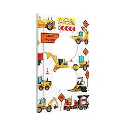 Construction Trucks 1 Gang Electrical Duplex Outlet