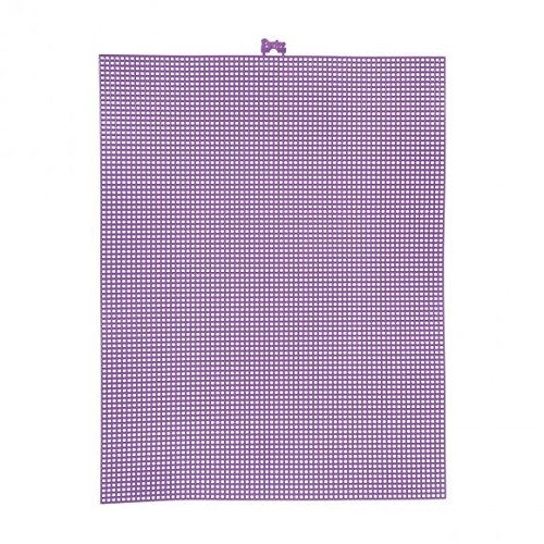 Darice #7 Mesh Plastic Canvas - Purple - 10.5 x 13.5