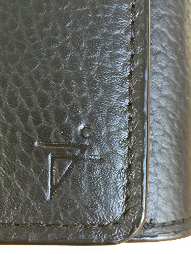 RFID Blocking Steel Chain Trifold Wallet 212 Biker,Trucker,Motorcycle Cow Leather Long Checkbook