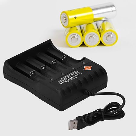 Lithium Battery Charger, Battery Charger, Battery Bay Smart 4 Slot for