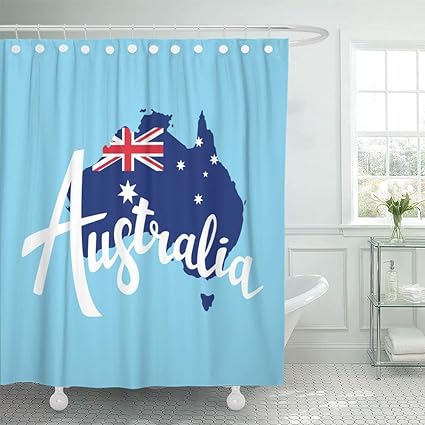 Amazon Com Emvency Shower Curtain Set Waterproof Adjustable