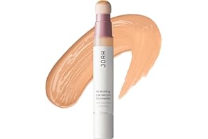 JOAH Perfect Complexion Under Eye Concealer and Serum, Korean Makeup, Hydrating Under Eye Serum Concealer Stick for Dark Circles and Puffiness, Peptide Serum with Medium Coverage