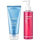 medicube Gentle Cleansing Duo: Zero Foam Cleanser and PDRN Jelly to Foam Cleanser | Deep and Hydrating Skincare, Korean Skincare