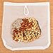 Traditional Kitchen Nut Milk Bag - Strainer & Cheesecloth Food Grade - Almond Milk, Yogurt and Juice Maker - Cold Brew Coffee Filter – Reusable bags - Fine Mesh Nylon - Perfect quality & size 12