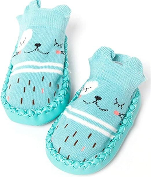 Amazon Co Jp Okayou かわいいかわいい漫画の赤ちゃんの靴下 柔らかい綿の靴下靴幼児のための滑り止めの床の靴下女の子男の子靴下ブーツ ホーム キッチン