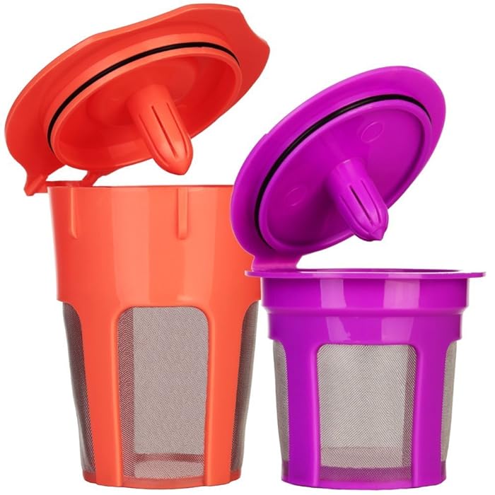 K Carafe Reusable Coffee Filter and Refillable K Capsules by Breworo MG Coffee for Keurig 2.0 K300, K350, K400, K450, K460, K500, K550, K560 and 1.0 Brewers