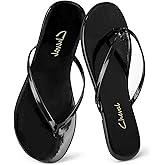 Cheval Flat Leather Flip Flops for Women, Comfortable Dressy Thong Sandals 2026 Summer and Spring Vacation Essentials, Chanclas Para Mujer