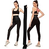 Waist Trainer for Women - Adjustable Postpartum Belly Wrap Tummy Control Bandage & Core Stability, Elastic Waist Trimmer Belt for Fitness, Daily Use, Black
