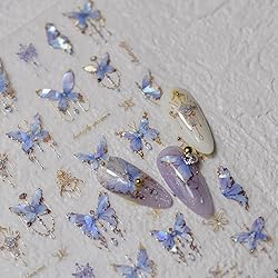 Butterfly Nail Art Stickers Decals 5D Butterfly