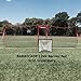 Rukket 12x9ft Barricade Backstop Net, Indoor and Outdoor Lacrosse, Basketball, Soccer, Field Hockey, Baseball, Softball Barrier Netting for Backyard, Park, and Residential Use (Connector)