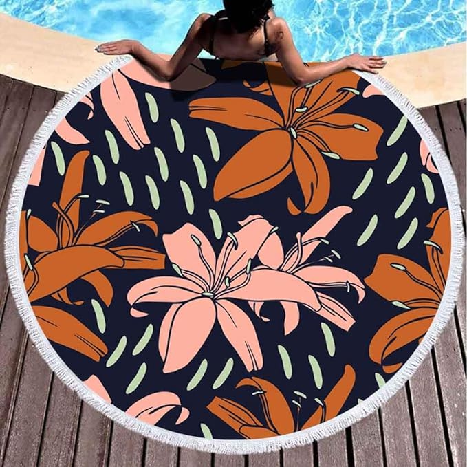 Douecish Kids Beach Towels, Beach Towel with Exquisite